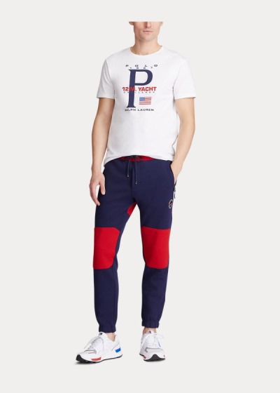 Joggers Polo Ralph Lauren Hombre Azul Marino Multicolor - Polo Sport Double-Knit - JFMDP7821